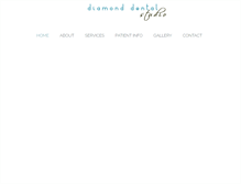 Tablet Screenshot of diamondentalstudio.com